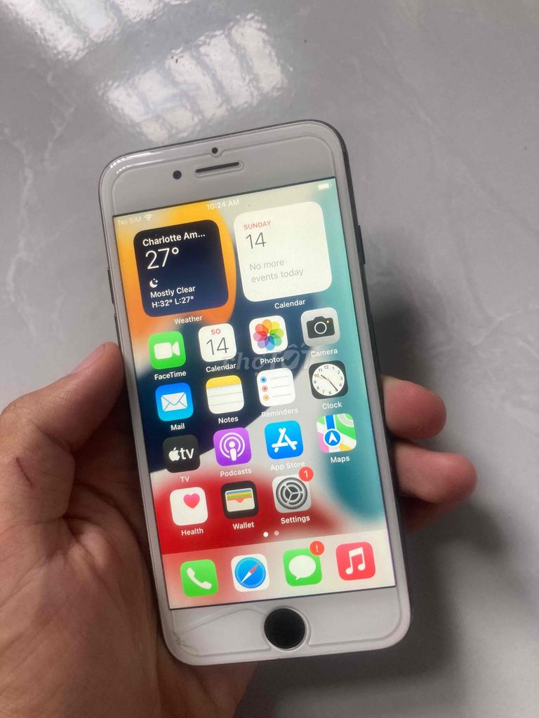 Apple iPhone 7 128GB Trắng Đã qua sử dụng. Mua bán Điện thoại tại Huyện Đăk Pơ Gia Lai được đăng bởi Lâm Hà hình 1