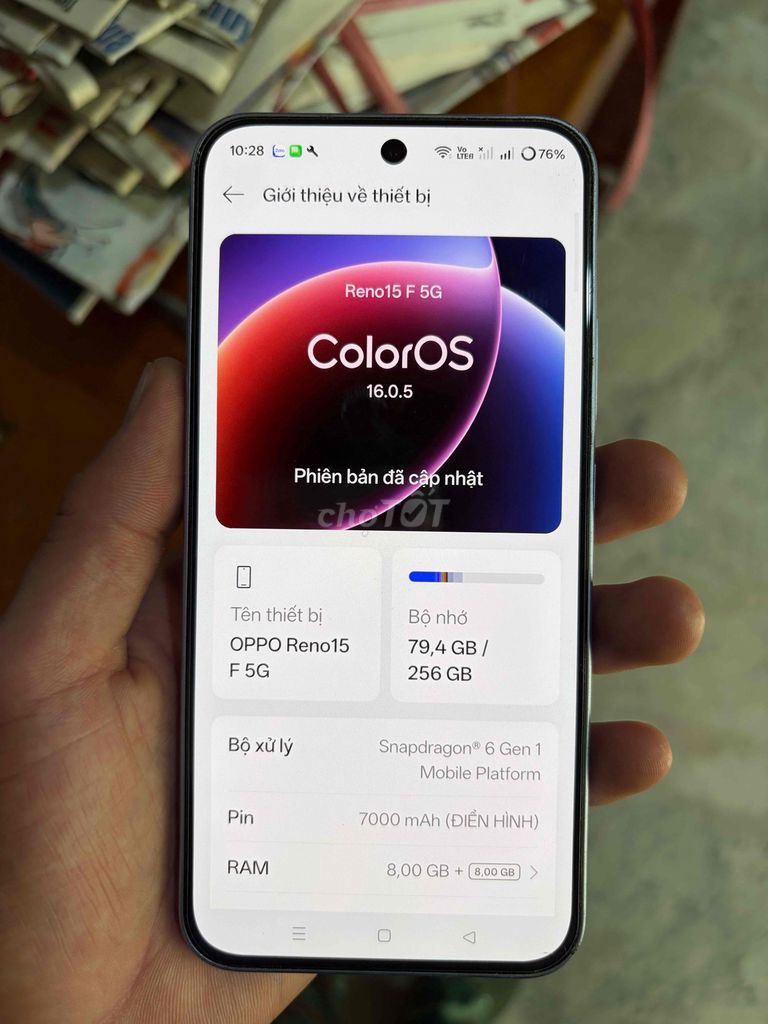 OPPO Reno15 F 5G 8GB 256GB Tím. Mua bán Điện thoại tại Huyện Dương Minh Châu Tây Ninh được đăng bởi Trần Duy hình 1