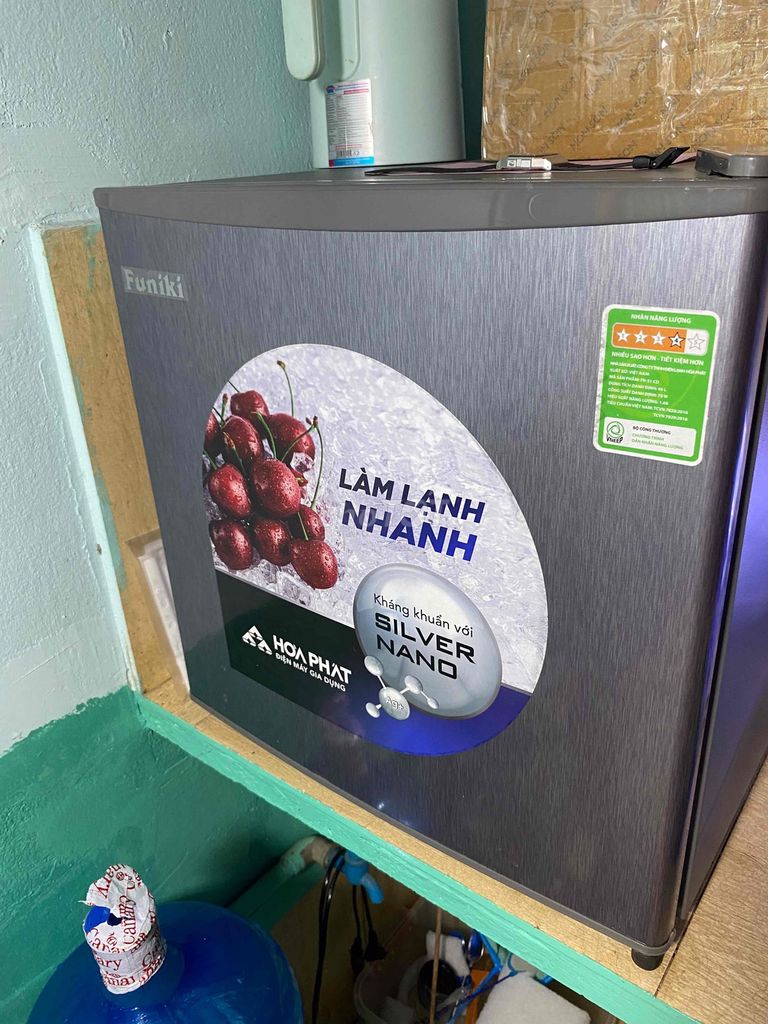 Tủ lạnh Funiki mini Xám Silver Nano. Mua bán Tủ lạnh tại Thành phố Thủ Đức Tp Hồ Chí Minh được đăng bởi Tí Vua hình 1