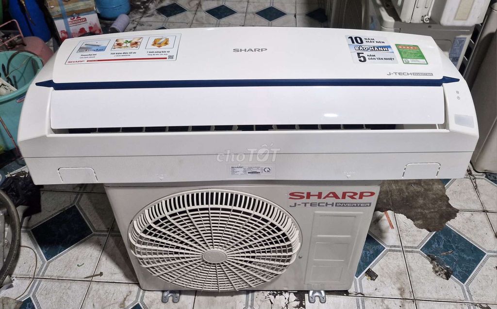 Máy lạnh sharp 1,5hp inveter mới 95% bao công lắp