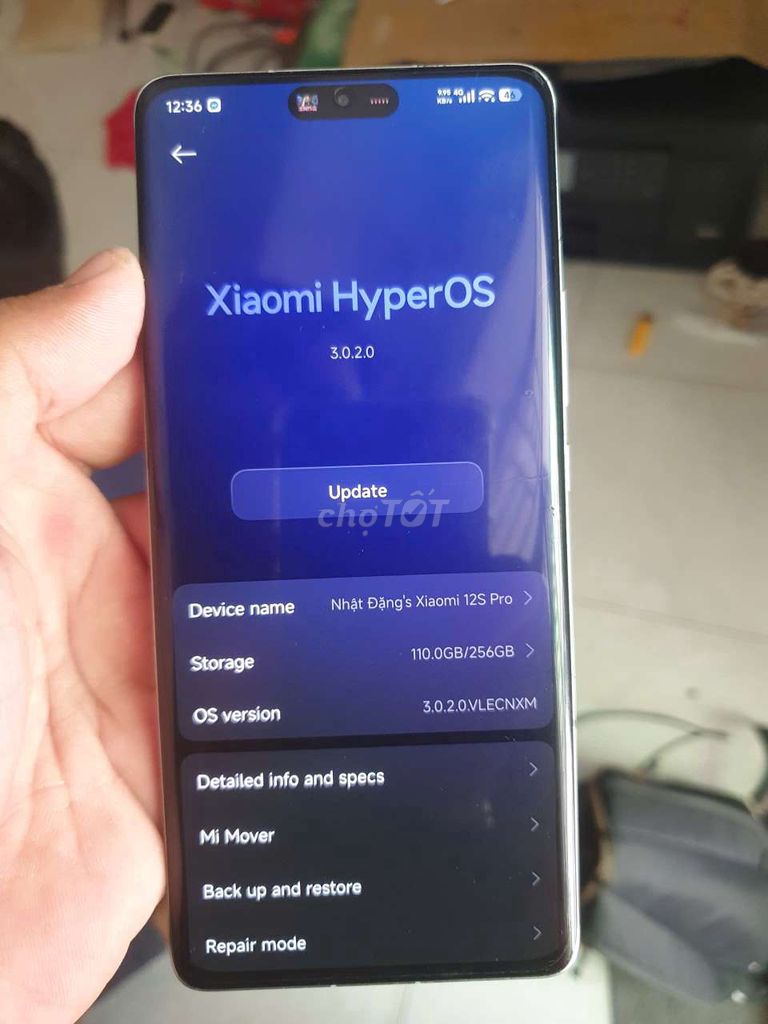 Xiaomi 12S Pro 256GB Xanh lá. Mua bán Điện thoại tại Quận Tân Bình Tp Hồ Chí Minh được đăng bởi Nhật Đặng hình 1