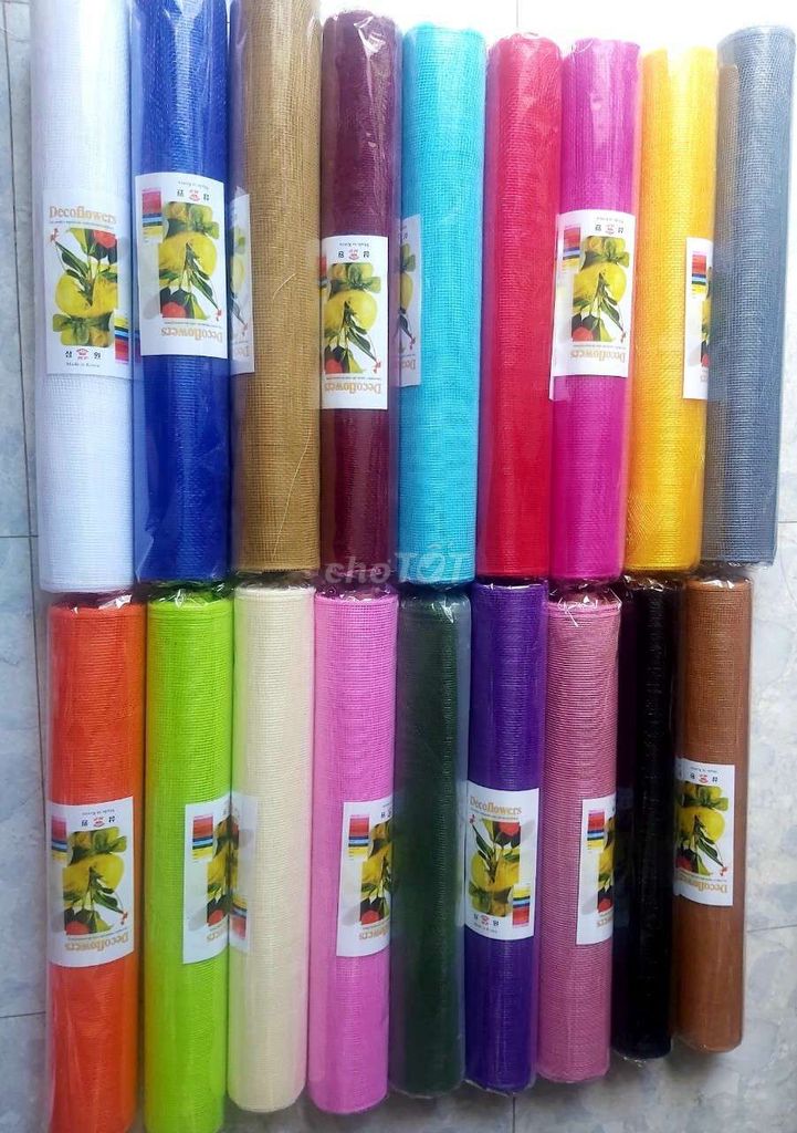 Lưới , lụa bó hoa. Mua bán Cây cảnh, đồ trang trí tại Thị xã Tân Uyên Bình Dương được đăng bởi Trần Anh Land hình 4