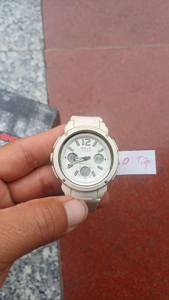 Đồng hồ Casio Baby-G Nữ Nhựa Trắng. Mua bán Đồng hồ tại Huyện Quỳnh Phụ Thái Bình được đăng bởi gshock whatch hình 1