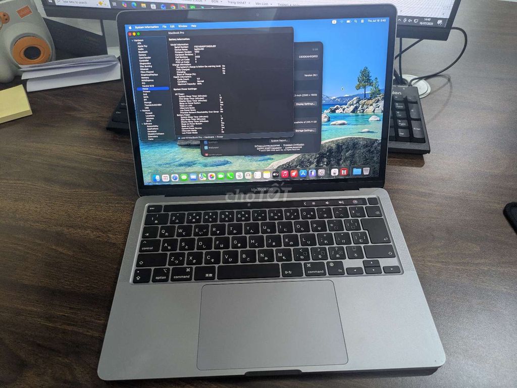 Apple Macbook Pro M1 13 inch 8GB/512GB Xám. Mua bán Laptop tại Quận Long Biên Hà Nội được đăng bởi LÊ HỒNG SƠN hình 1