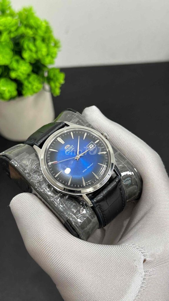 Đồng hồ Orient Nam Dây da Xanh. Mua bán Đồng hồ tại Quận Cầu Giấy Hà Nội được đăng bởi Pham Xuan hieu hình 1