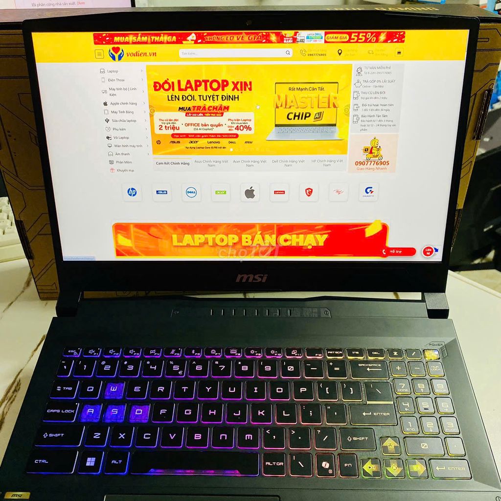 MSIGamingKatana15 B14WFK i7-14650HX 32/512 RTX5060. Mua bán Laptop tại Quận Ninh Kiều Cần Thơ được đăng bởi Võ Diện hình 1