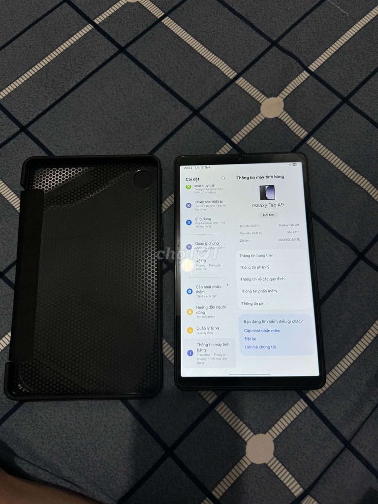 Samsung Galaxy Tab A9 Xám Wifi. Mua bán Máy tính bảng tại Quận Cái Răng Cần Thơ được đăng bởi phát phát tài hình 1