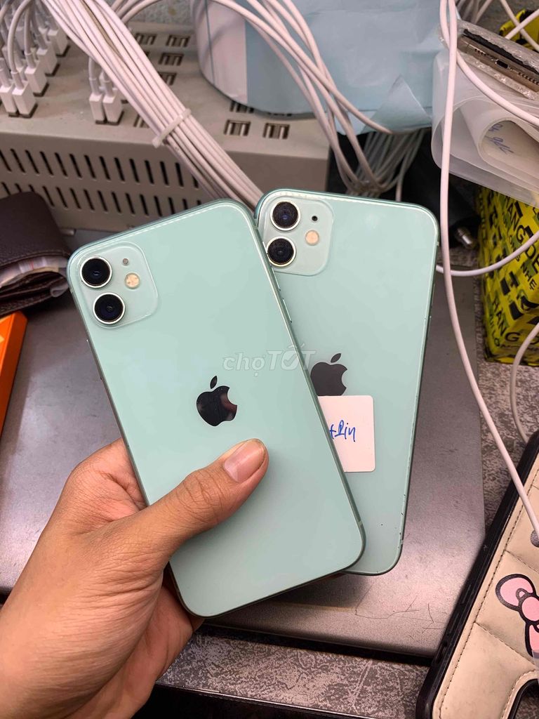 iPhone 11 128GB Xanh Ngọc thay màn mất face. Mua bán Điện thoại tại Thành phố Dĩ An Bình Dương được đăng bởi Trung Tạ Đức hình 1