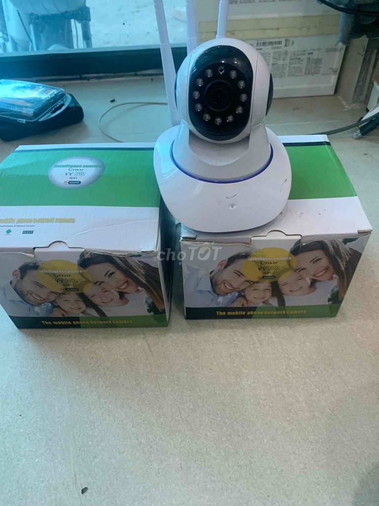 Camera IP Wifi YY HD Trắng. Mua bán Máy ảnh, Máy quay tại Huyện Nam Sách Hải Dương được đăng bởi Tim Em hình 1