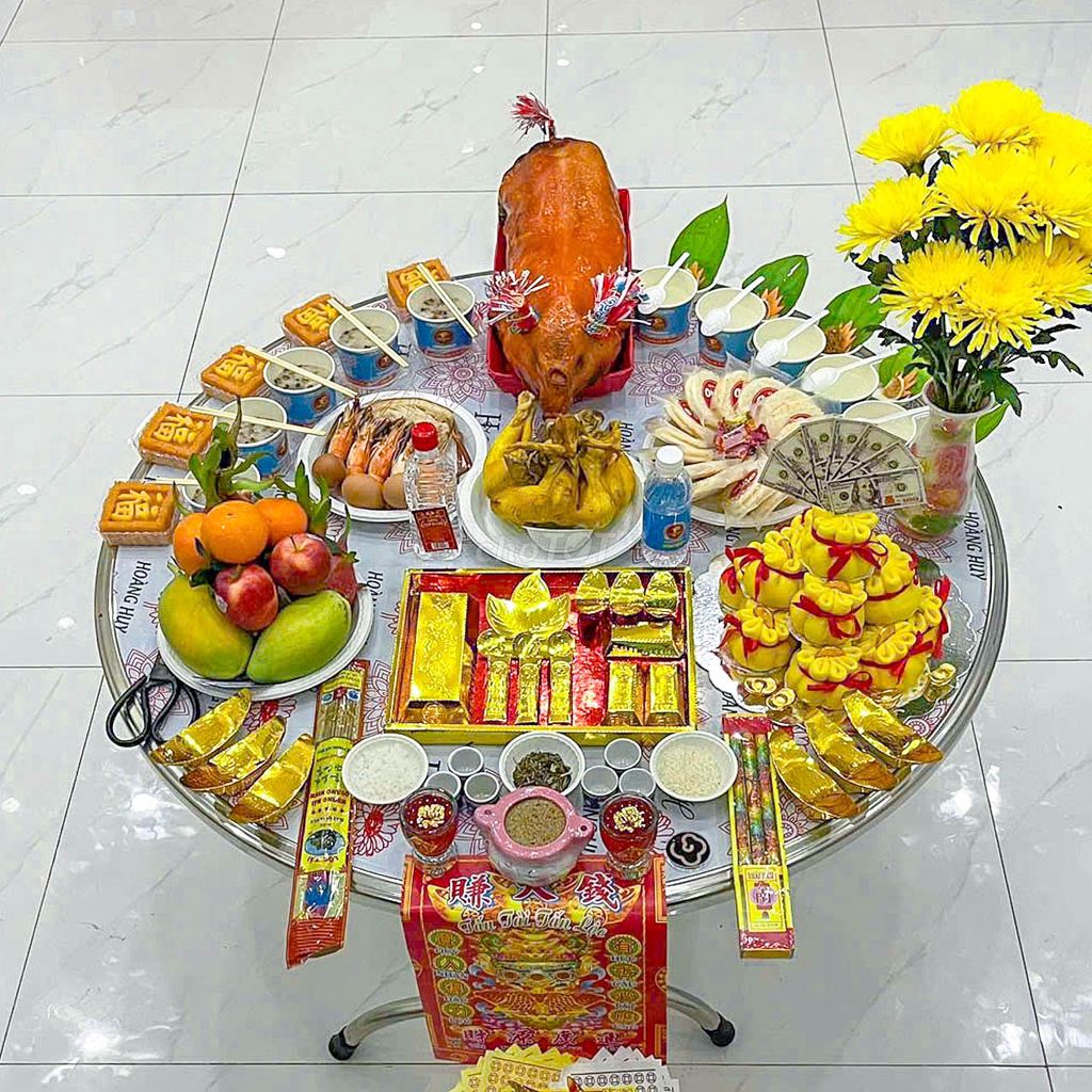 Mâm Lễ Cúng Khai Trương, Đón Tài Lộc Ngày Đầu Năm. Dịch vụ tại Quận Ninh Kiều Cần Thơ được đăng bởi Dịch Vụ Đồ Cúng Tâm Phúc hình 1