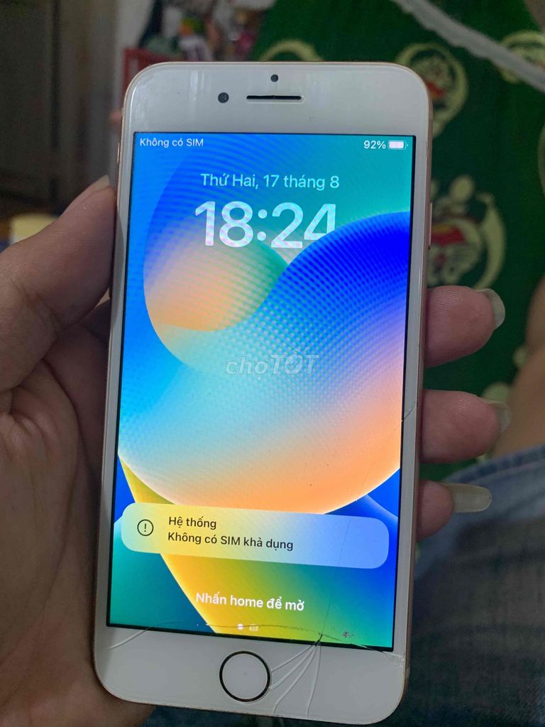 Apple iPhone 8 8GB Vàng hồng Nứt kính. Mua bán Điện thoại tại Huyện Cần Giuộc Long An được đăng bởi Công Nhân hình 1