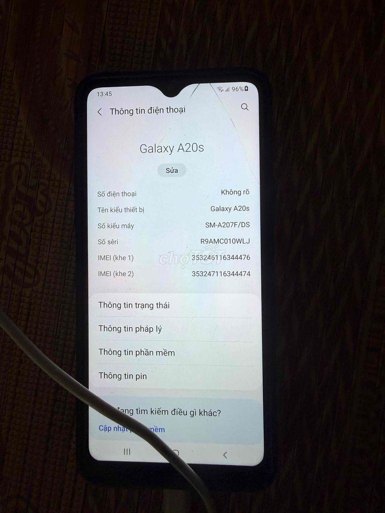 Samsung Galaxy A20. Mua bán Điện thoại tại Thị xã Tân Uyên Bình Dương được đăng bởi le anh hình 1