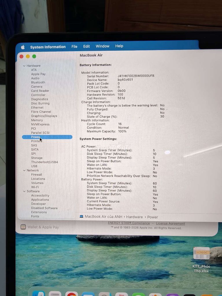  MacBook Air M4 13" 16GB/256GB Đen. Mua bán Laptop tại Thành phố Thái Nguyên Thái Nguyên được đăng bởi Dũng hình 1