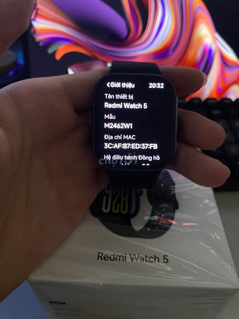 Xiaomi Redmi Watch 5 Đen TGDD. Mua bán Thiết bị đeo thông minh tại Quận Liên Chiểu Đà Nẵng được đăng bởi Phước Lê hình 1