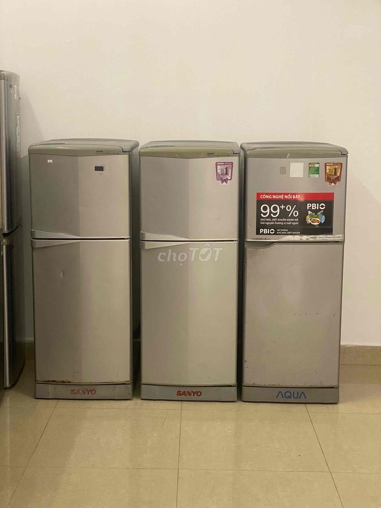 Tủ lạnh Sanyo 130 lít 2 cánh Xám. Mua bán Tủ lạnh tại Quận Liên Chiểu Đà Nẵng được đăng bởi Minh Khôi hình 1