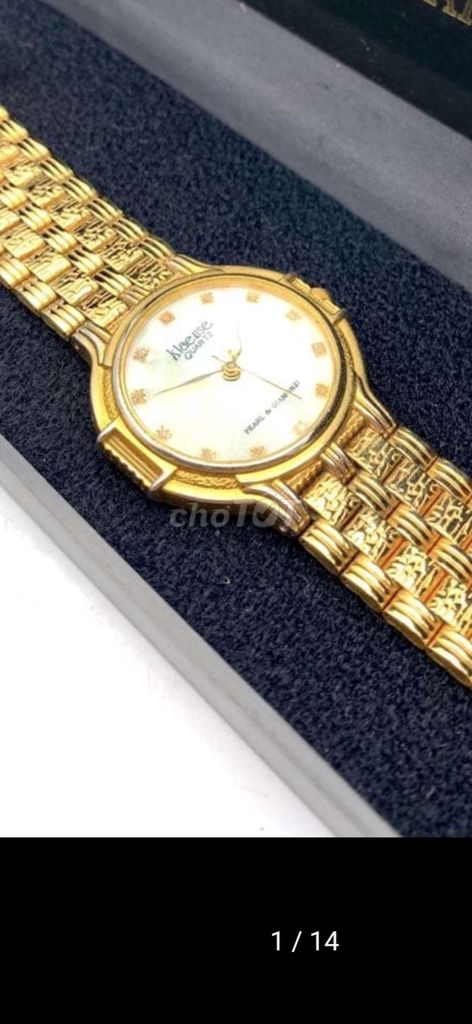 Đồng hồ đeo tay Klaeuse Quartz 33mm Vàng mới 90%. Mua bán Đồng hồ tại Huyện Quỳnh Lưu Nghệ An được đăng bởi Hoàng Chiến hình 1