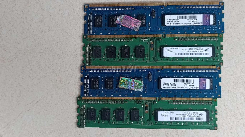 Combo 04 RAM DDR3 2GB Đã qua sử dụng. Mua bán Linh kiện (RAM, Card...) tại Thành phố Bảo Lộc Lâm Đồng được đăng bởi Nguyễn Công  Thắng hình 1