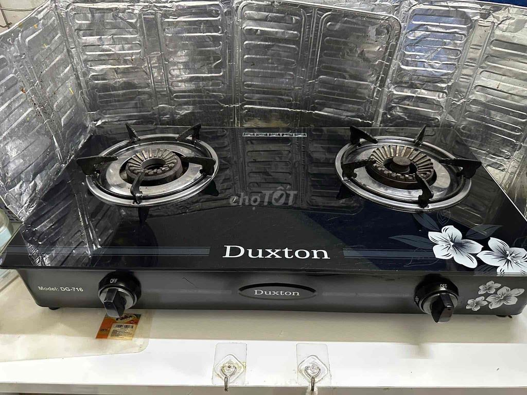 🔥 PASS NGUYÊN BỘ BẾP GAS ĐÔI DUXTON + BÌNH GAS + D