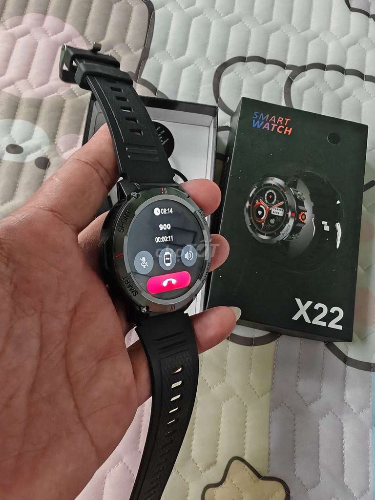 Đồng hồ thông minh X22 Đen. Mua bán Thiết bị đeo thông minh tại Thành phố Vũng Tàu Bà Rịa - Vũng Tàu được đăng bởi T N hình 1