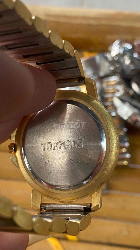 Đồng hồ nhật Torpedo, kính lồi, hết pin