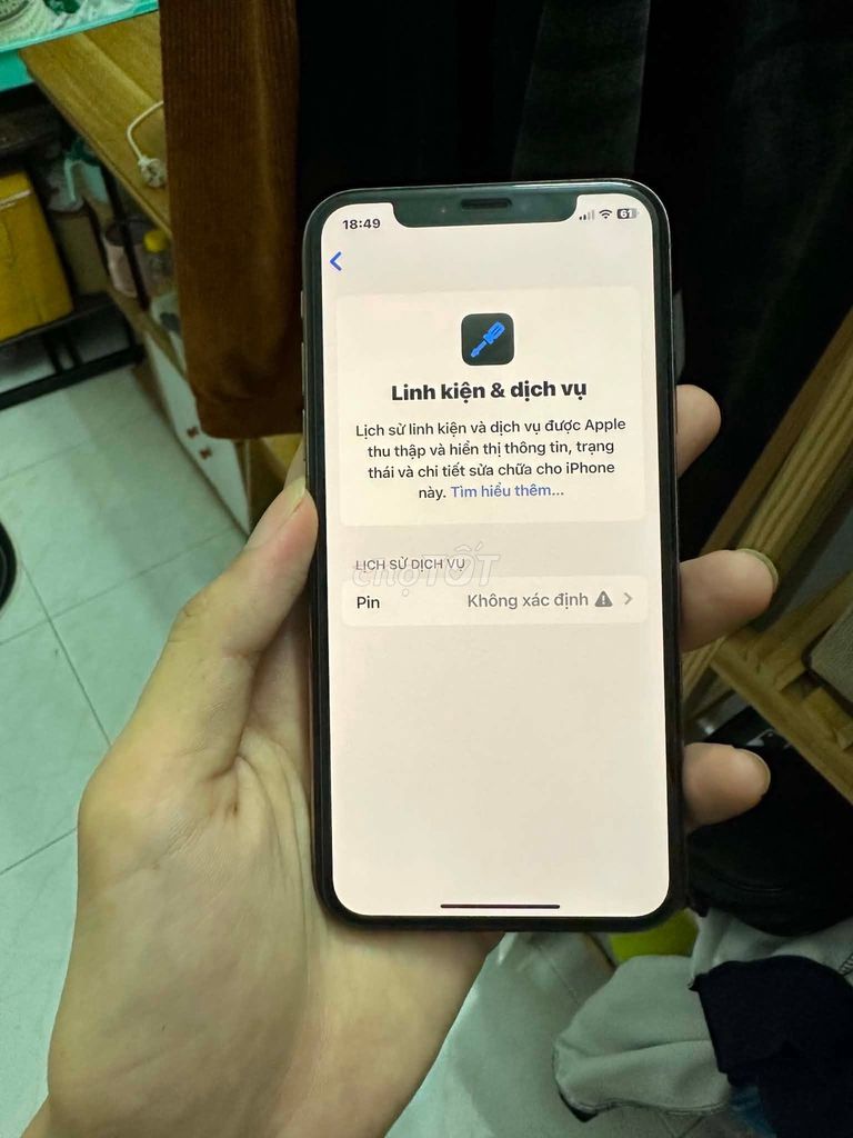 Apple iPhone Xs Vàng Đã thay pin. Mua bán Điện thoại tại Quận 7 Tp Hồ Chí Minh được đăng bởi Hội Đồ Điện Tử hình 1