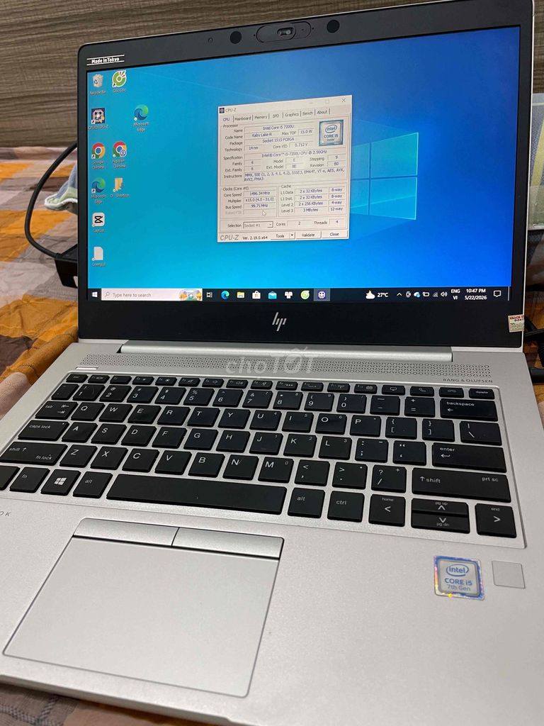 HP Elitebook 830 G5 i5-7200U 8GB/256GB. Mua bán Laptop tại Quận Thanh Khê Đà Nẵng được đăng bởi ty truong  hình 1