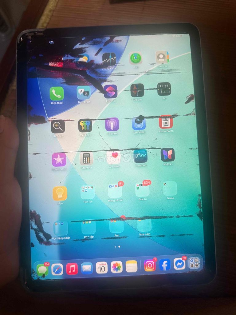 Bán nhanh iPad Air 4 64GB màn xấu. Mua bán Máy tính bảng tại Quận Long Biên Hà Nội được đăng bởi Đào Long Quân hình 1