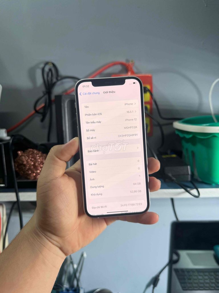 Iphone 12 Qt Ios 16. Siêu Hiếm Trắng 📱 Có Góp ⭐️. Mua bán Điện thoại tại Quận Bình Tân Tp Hồ Chí Minh được đăng bởi Bo Táo  hình 1
