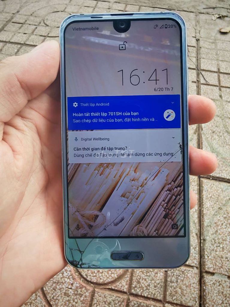 Sharp Aquos 701H Xanh Hỏng. Mua bán Điện thoại tại Thành phố Buôn Ma Thuột Đắk Lắk được đăng bởi Phong hình 1