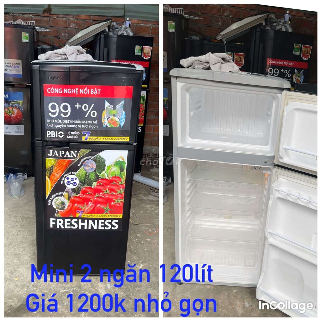 Tủ lạnh Sanyo 120 lít 2 ngăn Đen. Mua bán Tủ lạnh tại Thành phố Thủ Đức Tp Hồ Chí Minh được đăng bởi Quốc hình 1