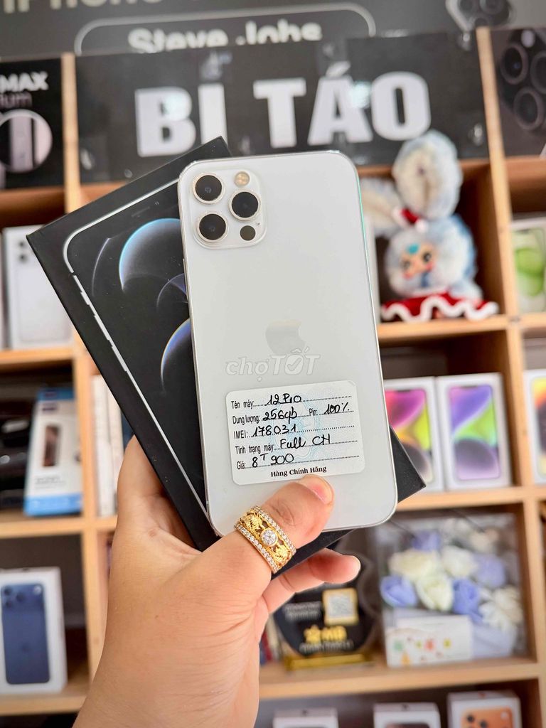 Apple iPhone 12 Pro 256GB Silver (Hỗ trợ góp). Mua bán Điện thoại tại Thành phố Long Xuyên An Giang được đăng bởi Bi Táo Store hình 1