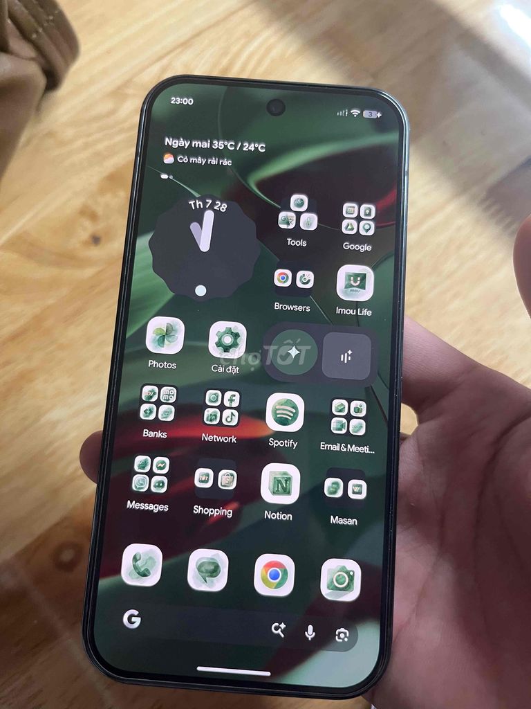 Google Pixel 9 Pro lock 128GB Đen Đã sử dụng. Mua bán Điện thoại tại Quận Tân Phú Tp Hồ Chí Minh được đăng bởi leon hình 1