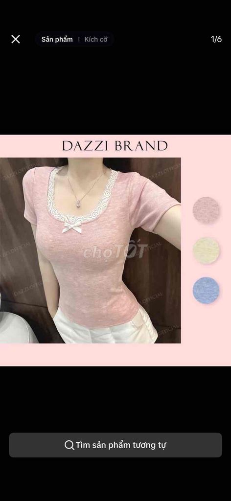 Áo ôm Nữ DAZZI BRAND Hồng. Mua bán Quần áo tại Thành phố Thuận An Bình Dương được đăng bởi Hải hình 1