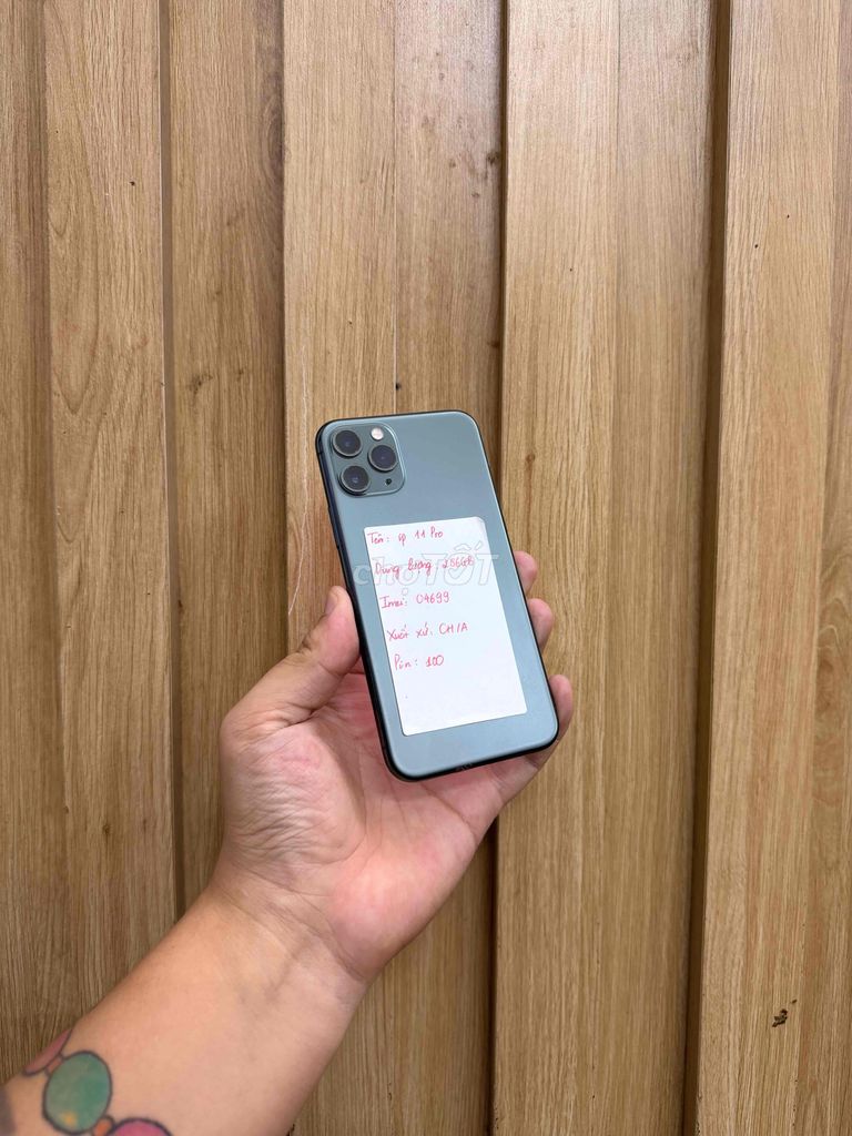 iPhone 11 Pro 256GB Xám Nguyên bản. Mua bán Điện thoại tại Quận Đống Đa Hà Nội được đăng bởi  HT Mobie Trả góp nợ xáu bao duyệt hình 1