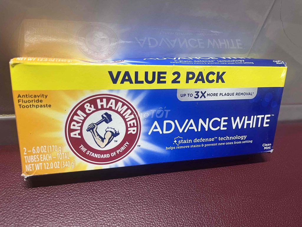 Kem đánh răng “quốc dân” từ Mỹ – Arm & Hammer Adva. Mua bán Phụ kiện thời trang khác tại Thành phố Bà Rịa Bà Rịa - Vũng Tàu được đăng bởi Min Nguyen hình 1