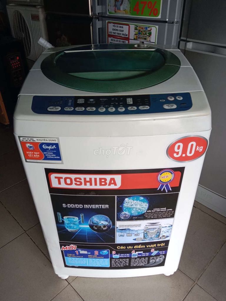 Máy giặtToshiba 9.0kg inverter tiết kiệm điện