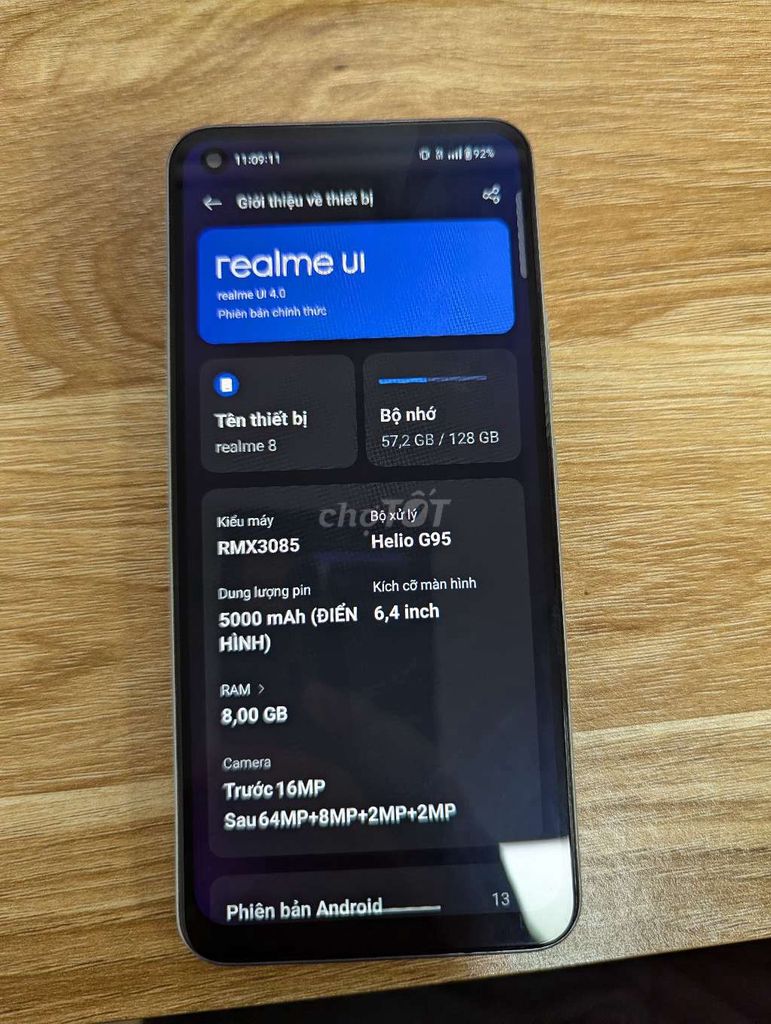 Realme 8 Helio G95 8GB/128GB. Mua bán Điện thoại tại Quận Đống Đa Hà Nội được đăng bởi Hà Đỗ hình 1
