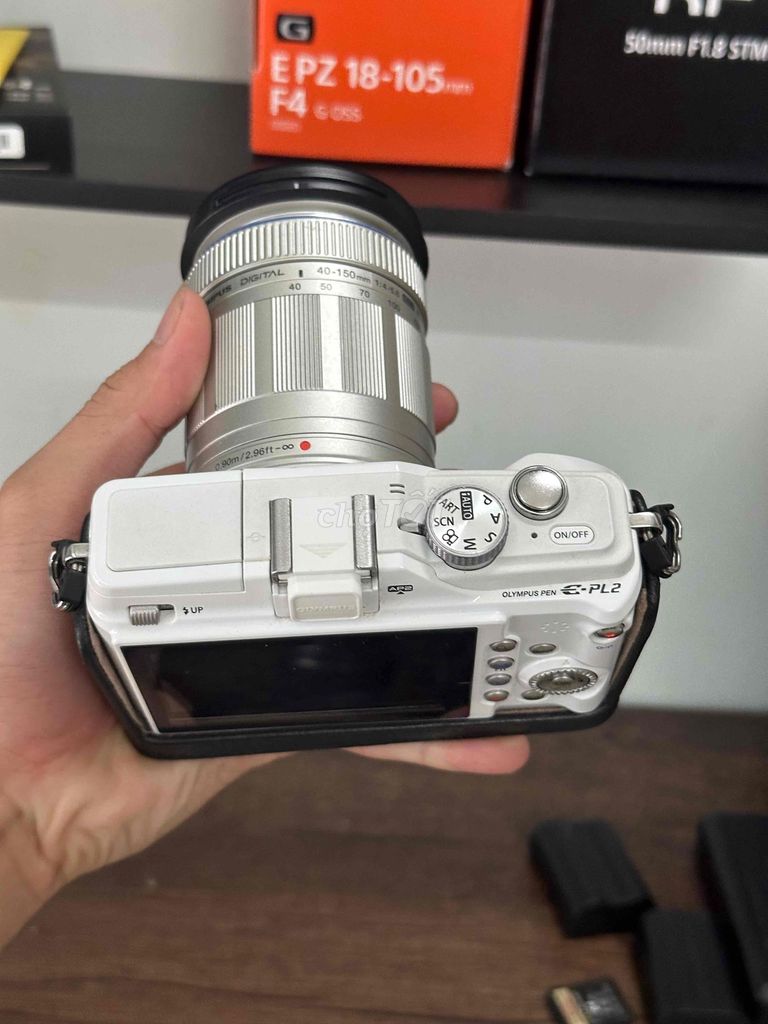 Máy ảnh Olympus EPL2 Trắng 40-150mm ED. Mua bán Máy ảnh, Máy quay tại Quận Thanh Khê Đà Nẵng được đăng bởi Lê Văn Thống hình 1