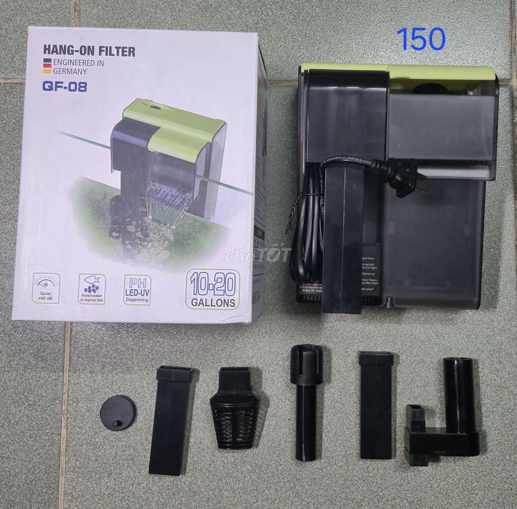 Lọc treo bể cá QF-08 Đèn UV. Mua bán Phụ kiện, Thức ăn, Dịch vụ tại Thành phố Thủ Đức Tp Hồ Chí Minh được đăng bởi Nguyễn Phúc hình 1