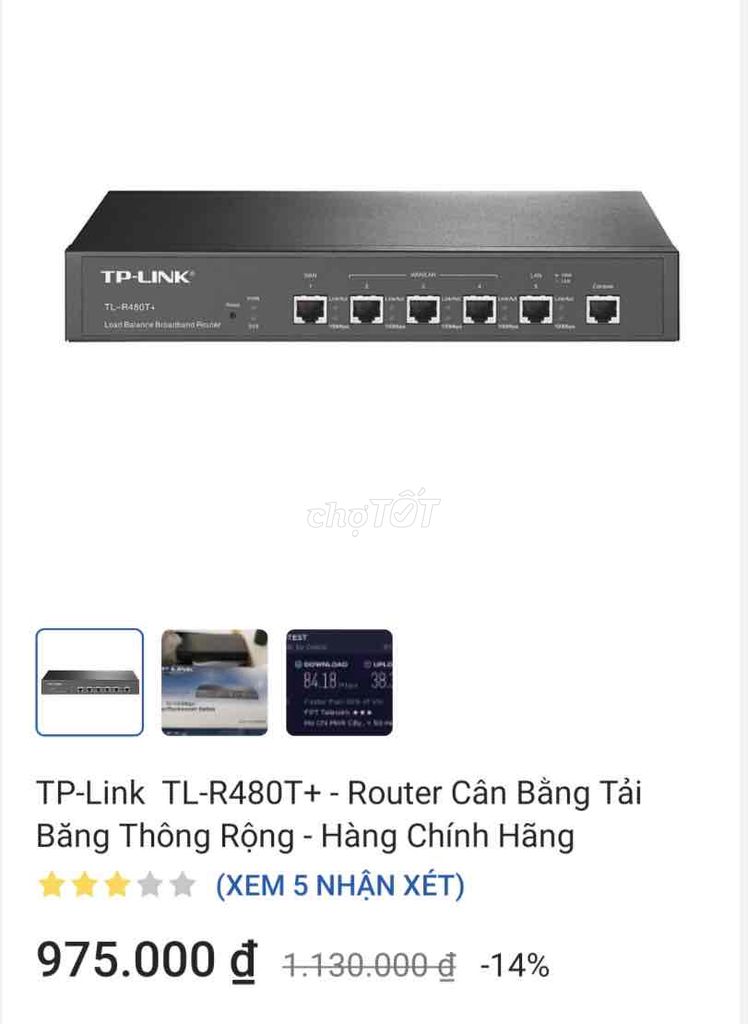 Cân bằng tải TP-Link