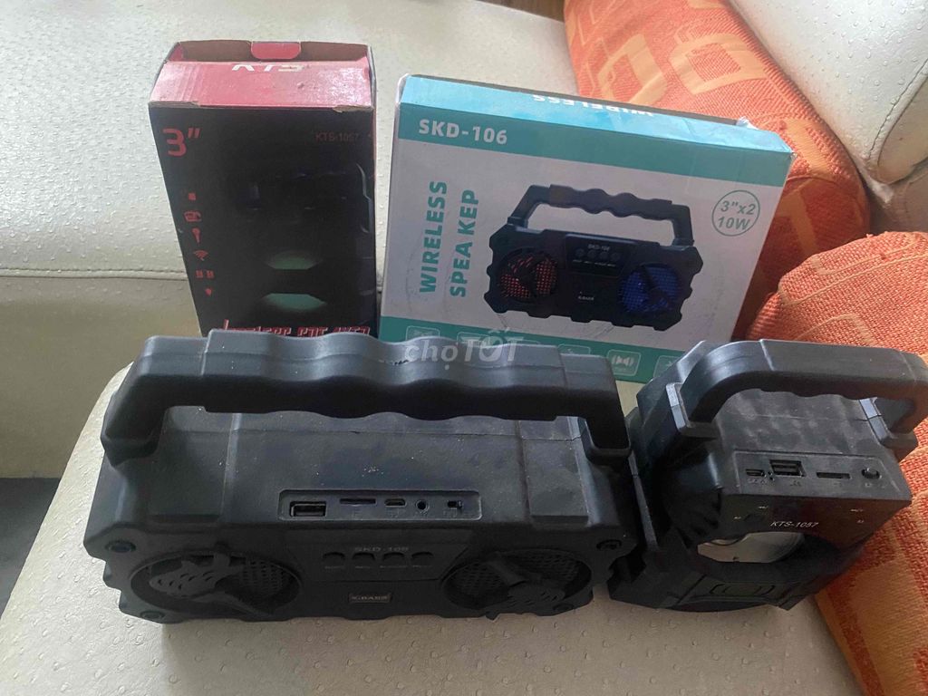 Loa Bluetooth SKD-106 Đen 10W nghe nhạc cho bé. Mua bán Tivi, Âm thanh tại Quận Ngũ Hành Sơn Đà Nẵng được đăng bởi NMC hình 1