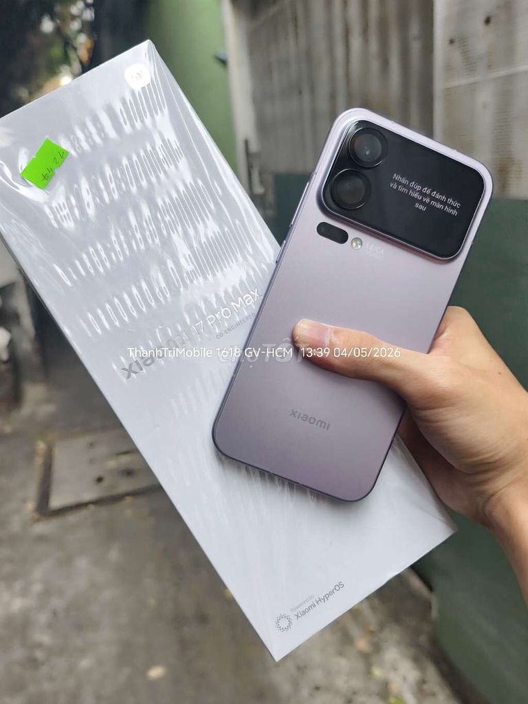 Xiaomi Mi 17 Pro Max Tím 16/512 fullbox mới kích. Mua bán Điện thoại tại Quận Gò Vấp Tp Hồ Chí Minh được đăng bởi Thanh Tri hình 1