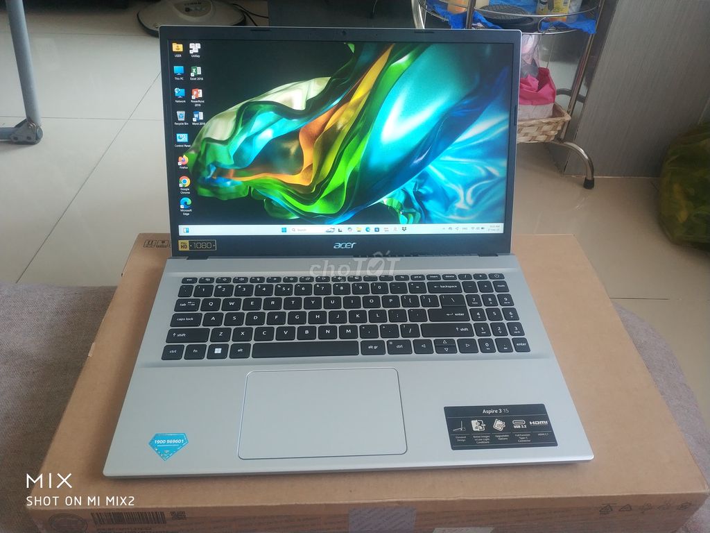 ACER A315: Ryzen 7 5700u/15.6in FHD IPS/còn BH 7th