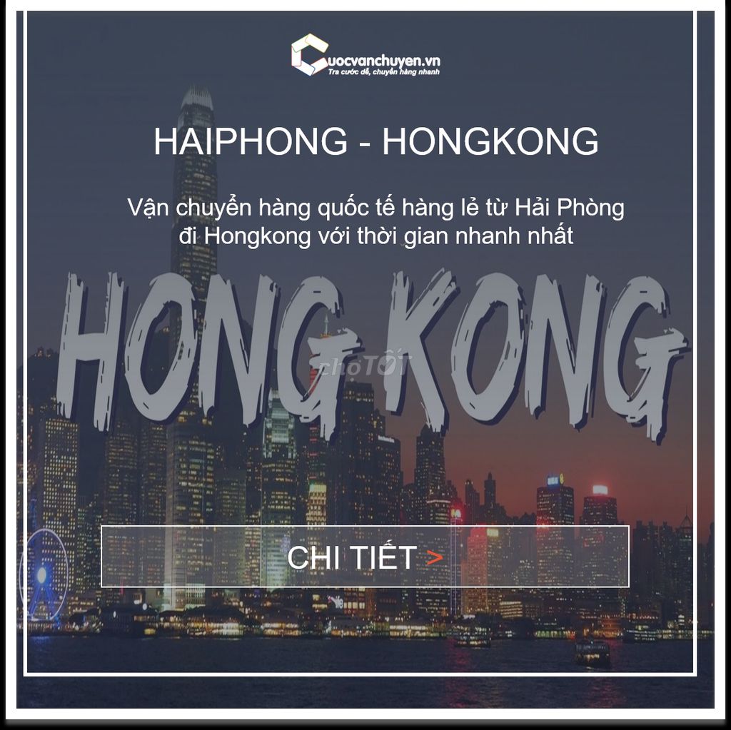 Cước Vận Chuyển Hàng Lẻ Từ Việt Nam Đi Hongkong. Dịch vụ tại Quận 1 Tp Hồ Chí Minh được đăng bởi Cước Vận Chuyển hình 1