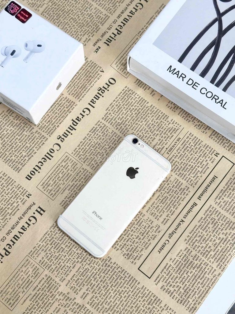 iPhone 6 64GB Bạc Đốm Màn. Mua bán Điện thoại tại Quận Ninh Kiều Cần Thơ được đăng bởi Minh Mobile hình 1
