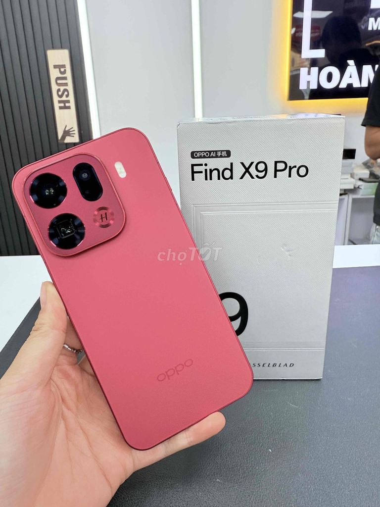 OPPO FIND X9 PRO-BẢN 12/256G-MÀU RED-FULLBOX. Mua bán Điện thoại tại Thành phố Biên Hòa Đồng Nai được đăng bởi Mobile Di Động Biên Hoà hình 1