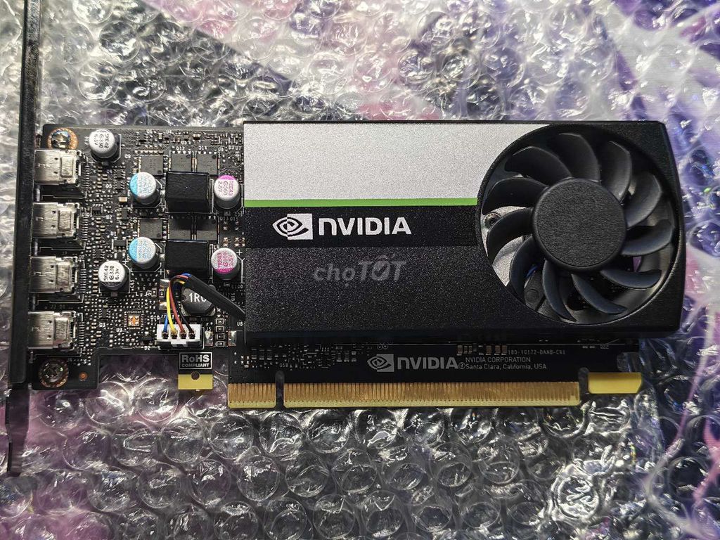 Card màn hình NVIDIA Quadro T1000 8GB 5K. Mua bán Linh kiện (RAM, Card...) tại Huyện Sơn Động Bắc Giang được đăng bởi Chu Khánh Duy hình 1