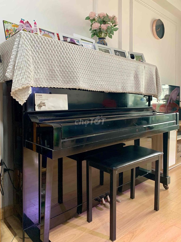 Bán Piano cơ upright KEYSTON 3 pedal đẹp âm hay