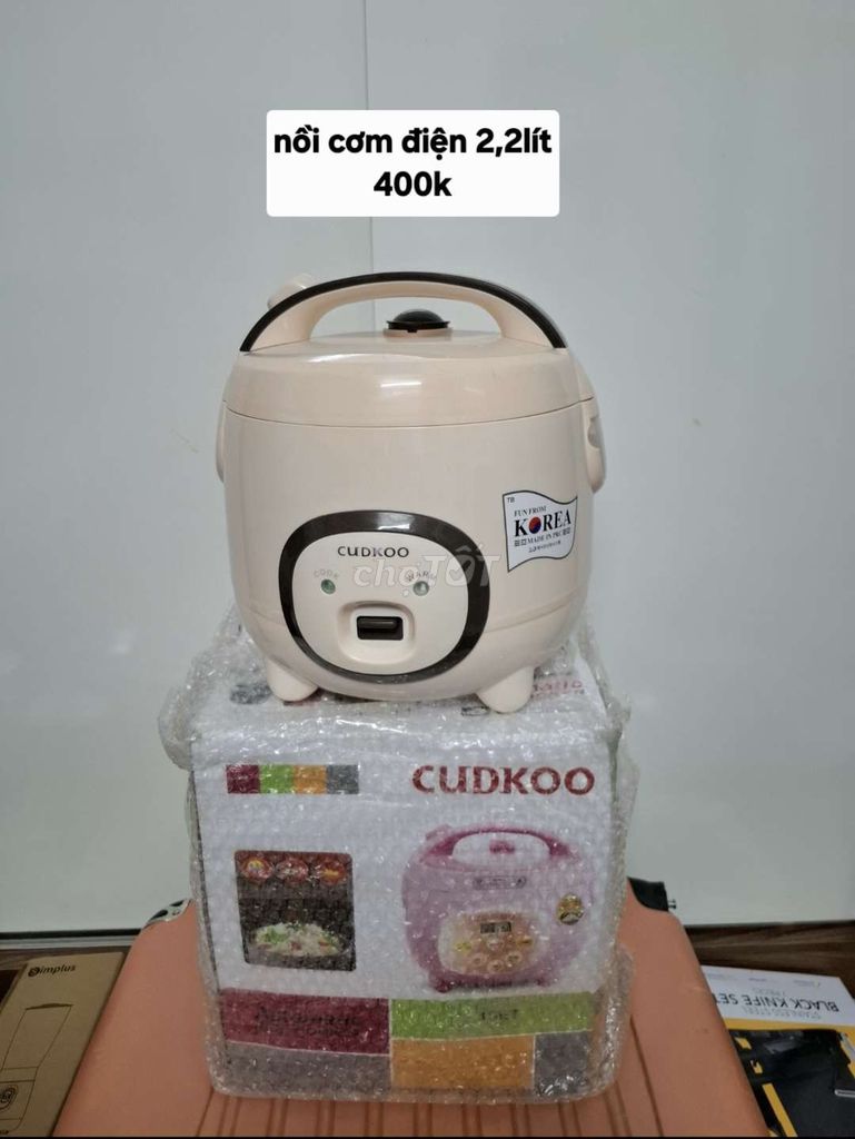 Nồi cơm điện Cuckoo 2.2 lít Kem Hàn Quốc. Mua bán Bếp, lò, đồ điện nhà bếp tại Quận Đống Đa Hà Nội được đăng bởi tappy hình 1