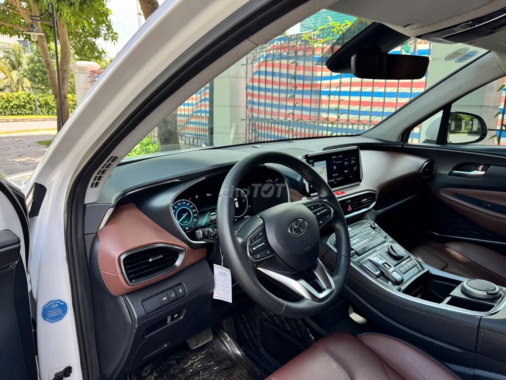 Hyundai Santafe Full xăng, đời 2021. Mua bán Ô tô tại Quận Long Biên Hà Nội được đăng bởi PHÚC LÂM  AUTO hình 9